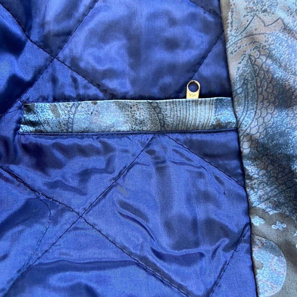 Vintage bomber jacket silk - Picture 8 of 8